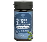 Integratore Microcircolo Gambe Mirtillo Nero e Vite Rossa con Moringa BIO NUOVA