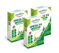 Integratore Omega 3-6 Con EPA E DHA Funzione Cardiaca E Cerebrale 3 Pz Da 32 Cps