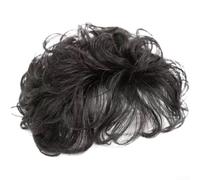 Integratore per capelli traspirante nero base rete donna (C) | Simulazione senza cuciture, simile ai capelli veri, integrazione invisibile, perfetta per l'uso quotidiano e occasioni