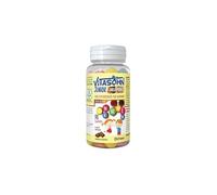 Integratore Vitamine Bambini Choco Power 90 Confetti Multivitaminico Bambini con Vitamina D, B2 Integratori DIfese Immunitarie Contro Stanchezza e Affaticamento Senza Glutine e Grassi animali