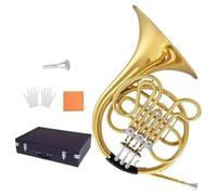 Integrazione Professionale Di Strumenti A Fiato In Ottone Strumento Di Corno Francese Laccato Dorato In Ottone Giallo Kit Corno Francese