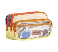 Integrity.1 Grazioso Astuccio Penne con Scomparti, Kawaii Pencil Case Organizer, Astuccio Scuola Grande Capacità con 5 Scomparti, per Bambini, Ragazzi, Ragazza, Adolescenti, Studenti