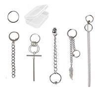 Integrity.1 Orecchini BTS - Kit Pendenti con Catena, Jimin Goccia, Gioielli di Moda Coreana con Scatola