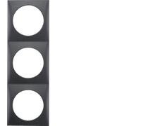 Integro Flow Berker telaio triplo antracite opaco 918192515