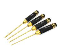 INTEGY 4-Piece Metric Size Allen Hex Wrench Set - Sizes 1.5, 2, 2.5 & 3mm - C314