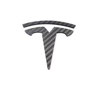 INTEGY Matte Real Carbon Logo Emblem for Tesla Model 3/Y - C33468