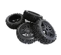 INTEGY Tires, Wheels & Inserts TK19 Style w/ 17mm Hex for 1/8 Size 4pcs OD122mm