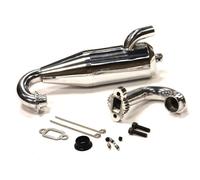 INTEGY Type A Chrome Tune Pipe Exhaust for Baja 5T - BAJ212