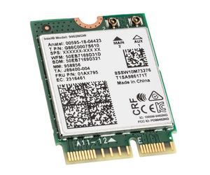 Intel 9462.NGWG.NV Interno Wireless M.2 WLAN Wi-Fi 5 (802.11ac) 433 Mbit/s