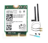 Intel AC 9560 WiFi 5 Adattatore Wireless, 802.11ac, Dual Band, 1.73 Gbps, Bluetooth 5.1, Interfaccia M.2 CNVio