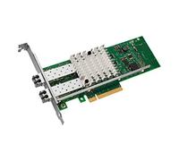 Intel Adattatore di rete Ethernet Server X520-SR2 PCI Express 2.0x8 Low Profile Gigabit Ethernet, 10 Gigabit Ethernet, FCoE 10GBase-SR 2 porte
