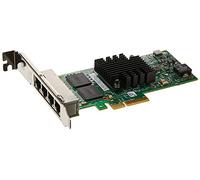 Intel I350T4 V2 scheda di rete e adattatore - Accessorio di rete (fili, PCI-E, Ethernet, 1000 Mbit/s, Intel i350, 10/100/Network (X) Verde, Argento
