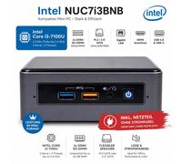 Intel NUC7i3BNB Mini PC Intel Core i3-7100U, Wi-Fi Integrato, Nero, Usato