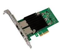 Scheda di Rete Intel X550T2 PCI Express 10Gbps Ethernet Doppia Porta Verde Argento