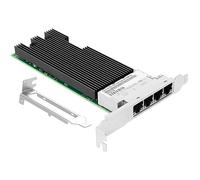Intel X710-T4 PCIe Ethernet Convergente Adattatore di rete 10 Gigabit Ethernet Server NIC 4x RJ45 Porte Supporto Windows/Linux/Ubuntu/Freebsd