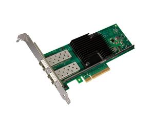 Intel X710DA2BLK - Interno - Cablato - PCI Express - Fibra - 10000 Mbit/s - Nero - Verde - Acciaio inossidabile