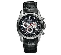 Intelihance Rockshell Chrono Orologio da Polso, Uomo, Pelle, Nero