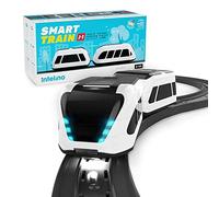 intelino J-1 Smart Train Set di Avviamento - Trenino Giocattolo Robot che Insegna la Codifica Attraverso il Gioco - Set di Treno in Legno Compatibile