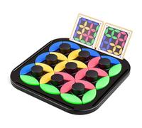 Intellectual Chessboard, Rotating Leaves Puzzle Game, Interactive Early Lea