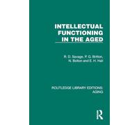 Intellectual Functioning in the Aged