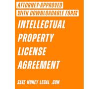 Intellectual Property License Agreement (Save Money Legal)