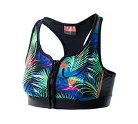 Intelligence Quality Damen Dila Reggiseno Sportivo, Donna, 80027, Black/Red/Orange, XL