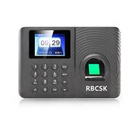 Intelligent biometrico di impronte digitali Time Clock presenza di tempo Ufficio punzone for i dipendenti di piccola impresa