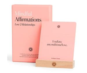 Intelligent Change 52 biglietti di affermazione consapevoli per amore e relazioni, parole quotidiane di ispirazione, biglietti di affermazione positiva per donne con supporto, regali per donne, regali