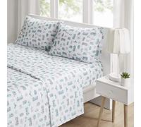 Intelligent Design a forma di fogli stampati set Queen Grey/Blue Road Trip