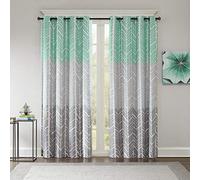 Intelligent Design Adel Stampato Blackout Window Panel Aqua 213,4 cm Panel