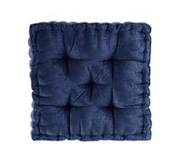 Intelligent Design Azza - Cuscino quadrato in ciniglia, 50,8 x 50,8 x 12,7 cm, colore: blu navy