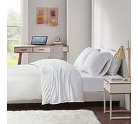 Intelligent Design Completo Lenzuola, Cotone, Bianco, King Size