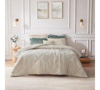Intelligent Design Set di biancheria da letto matrimoniale in velluto, reversibile, per tutte le stagioni, trapuntata a diamante, in microfibra, per letto matrimoniale, Felicia, Full/Queen, champagne,