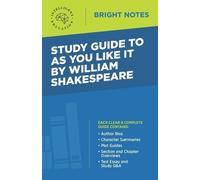 Intelligent Educat Study Guide to as You Like it by William Shakespe (Tascabile)