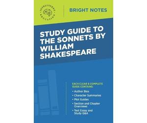 Intelligent Educati Study Guide to The Sonnets by William Shakespea (Tascabile)