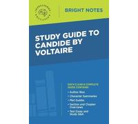 Intelligent Education Study Guide to Candide by Voltaire (Tascabile)
