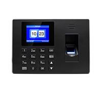 Intelligent Fingerprint Time Attendance Machine Fingerprint/Password with 2.4'' Display Screen Time Clock Support Employee Checking-in Recorder Reader Multi-language Support USB Disk Access Maiju