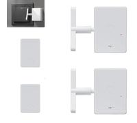 Intelligent Remote Control Switch, Lazy Light-Off Tool, Single Pole One-Way Wall Switch, Smart Life & Remote Control, No Wiring Required (white-B,2pcs)