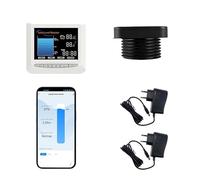 Intelligente 2101 Monitor di livello del serbatoio del liquido ad ultrasuoni Regolatore remoto del livello dell'acqua Rilevamento continuo in tempo reale dell'indicatore di livello del liquido