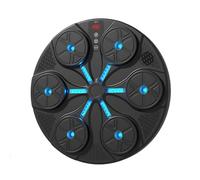 Intelligente Boxmaschine - 17 pollici Musik Boxtrainer Wandmontage | Reaktions- & Schlagtraining Mit LED Zielen - ABS PU Fitness Trainingsgerät Für Jugendliche Erwachsene Home Gym Boxen MMA Workout