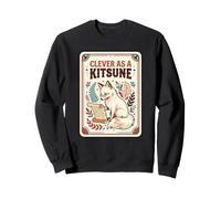 Intelligente Come Una Volpe Kitsune Folklore Giapponese Creatura Mitica Felpa