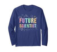 Intelligente Futuro Scienziato STEM Team Insegnante Impara Nerd Tech Maglia a Manica