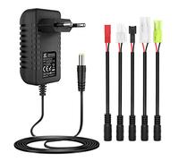 Intelligente NIMH NICD Caricabatteria 2.4V 3.6V 4.8V 6V 7.2V 8.4V 9.6V 10.8V 12V per 2-10S RC Batteria Airsoft con Connettore Tamiya/Mini Tamiya/SM 2P/JST/HuanQi【Non è Adatto per Batterie LIPO】