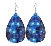 Intelligenza Artificiale Cervello Alla Moda In Pelle Orecchini A Goccia Leggero Boemia Orecchini Set Gioielli Regalo Per Donne Ragazza