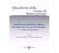 Intelligenza artificiale e diritto: la cripto-arte e la sua circolazione. Un dialogo interdisciplinare