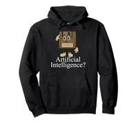 Intelligenza Artificiale? Floppy Disc Felpa con Cappuccio