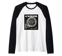 Intelligenza Artificiale Mirror Dati Self Cyberpunk AI Grande Maglia con Maniche Raglan