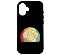 Intelligenza Cervello Pensiero Psiche Scienza Retro Vintage Custodia per iPhone 16