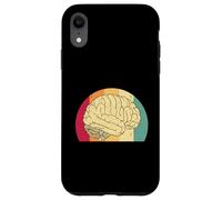 Intelligenza Cervello Pensiero Psiche Scienza Retro Vintage Custodia per iPhone XR