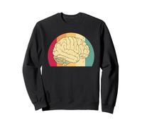 Intelligenza Cervello Pensiero Psiche Scienza Retro Vintage Felpa